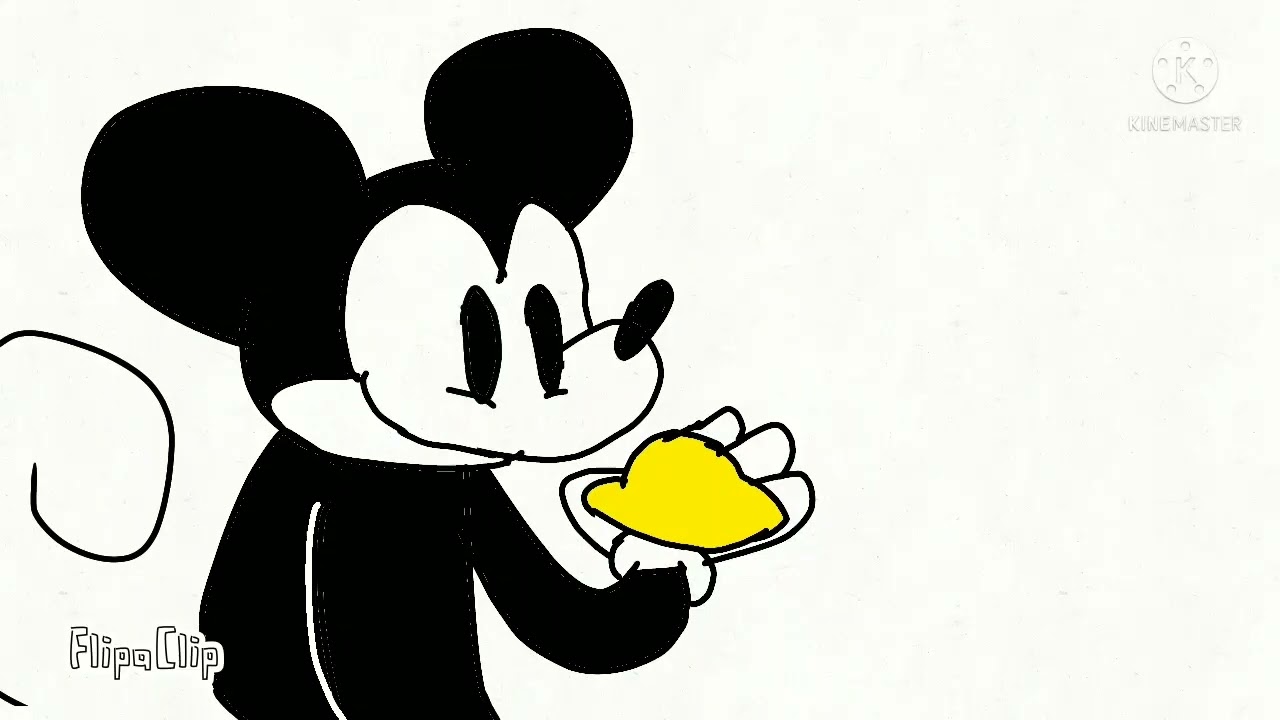 Mickey mouse eat a lemon (meme)