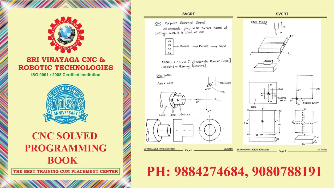 CNC BOOK – CNC VMC PROGRAMMING BOOK – CNC BOOKS FOR BEGINNERS
