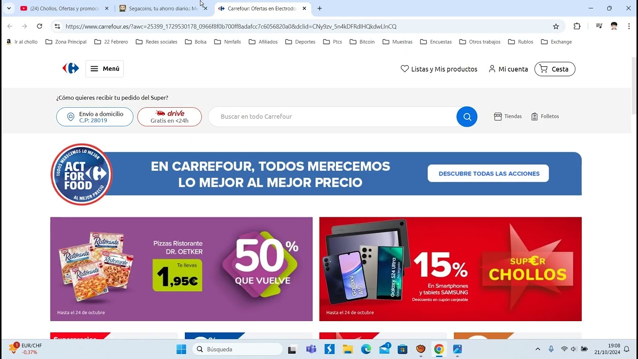 🎁 ¡Oferta Carrefour! Día del Club Carrefour 15% ChequeAhorro 22 y 23 de Octubre 2024 | Descuento 🎁