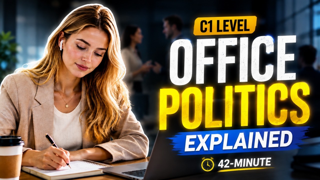 (42-Minute) C1 Level Office Politics Explained || Advanced English Listening