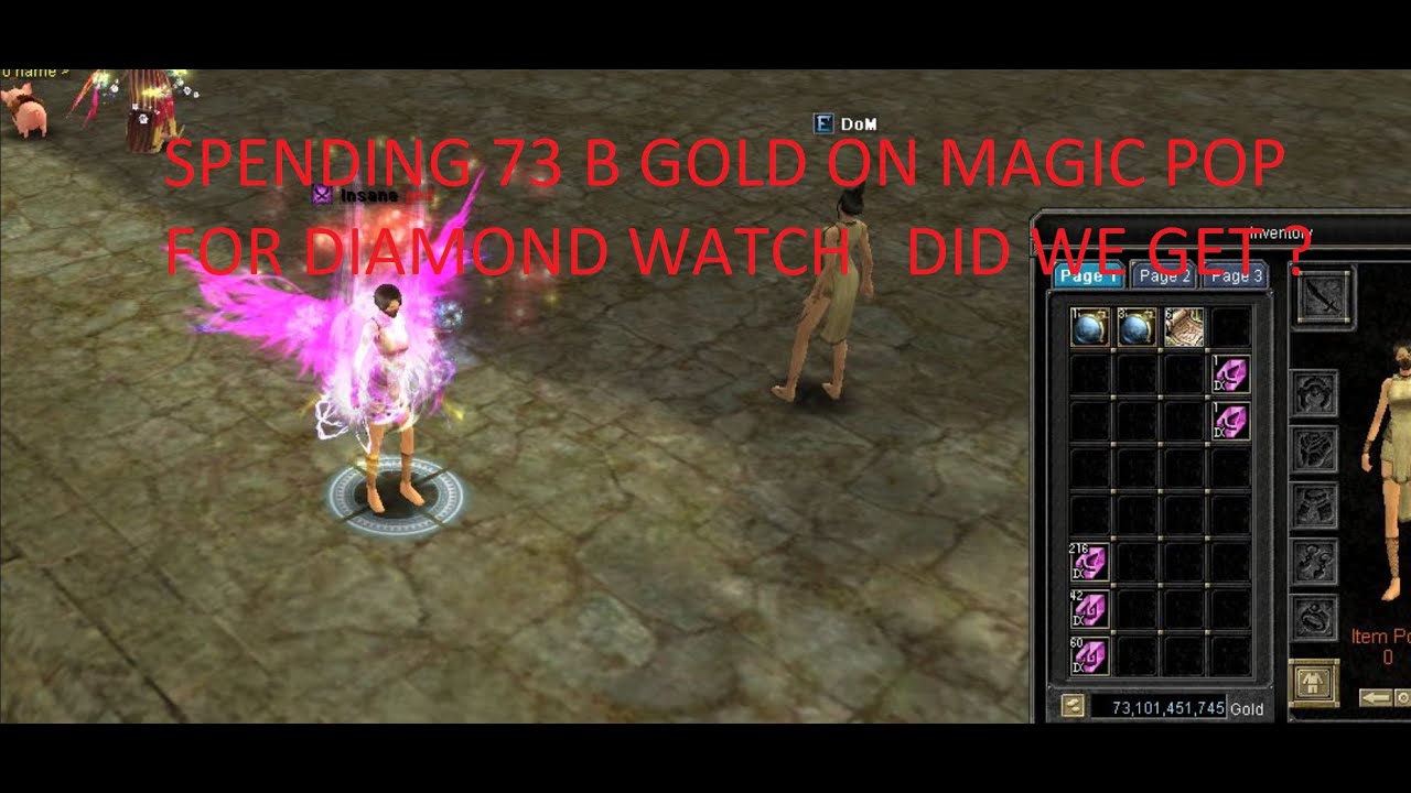 Electus Oasis - HOW TO WASTE 35 K SILK & 73 B GOLD ON MAGIC POP FOR DIAMOND WATCH .. DID WE GET IT ?