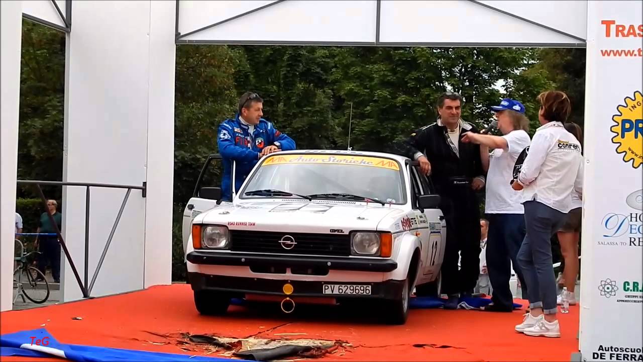 Opel Kadett GT/E 2.0 - Road runner team - Memorial Conrero historic rally 2014
