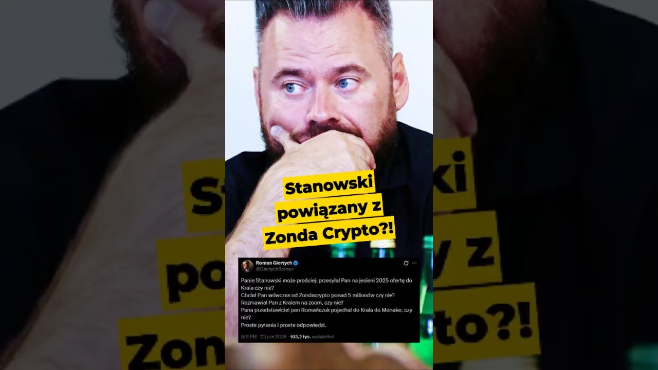 Stanowski powiązany z ZondaCrypto? #Stanowski #ZondaCrypto #kryptowaluty #Rosja #PiS #polityka