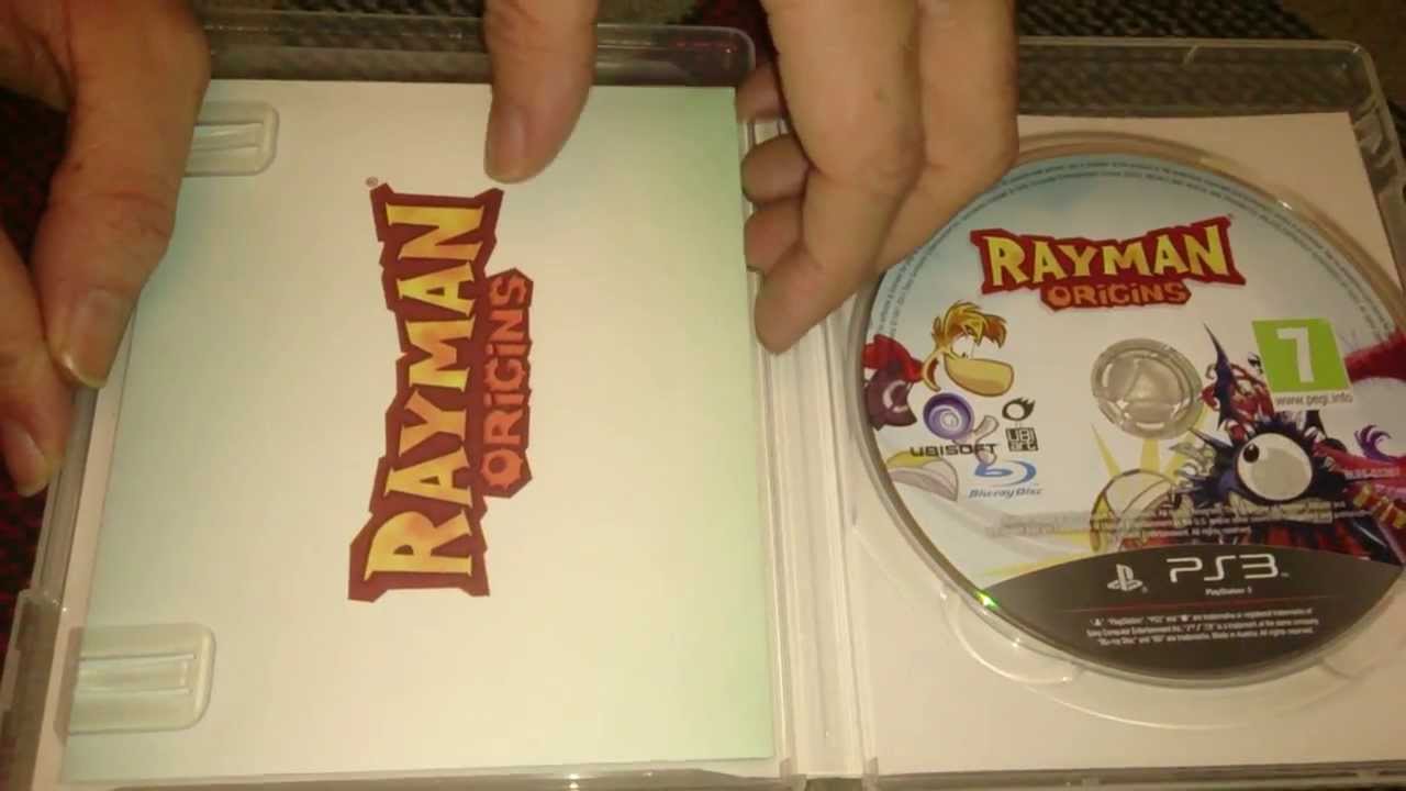 Nostalgamer Unboxes Rayman Origins Lithograph On Sony Playstation 3 Three UK PAL System Version
