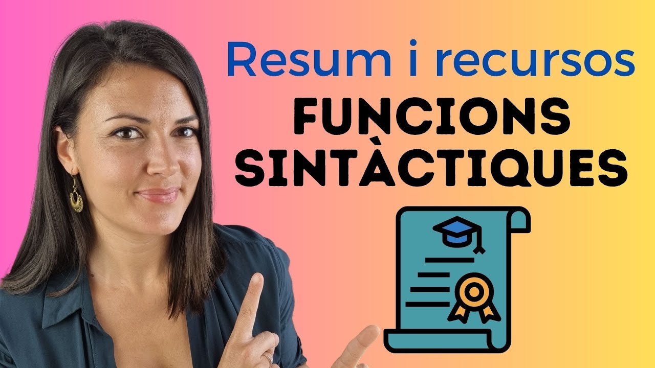 👍 FUNCIONS SINTÀCTIQUES en català | RESUM i recursos