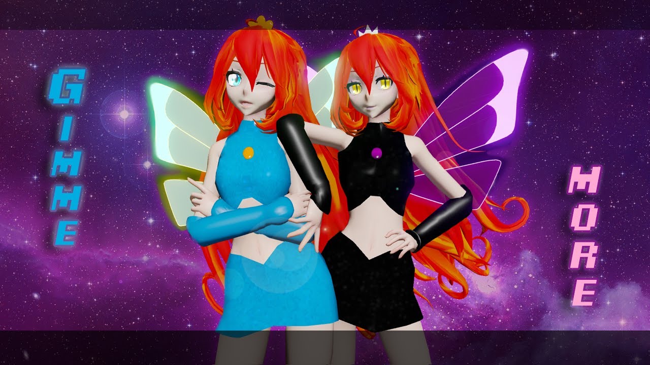 [MMD | Winx Club] Gimme more [Bloom x Dark Bloom]