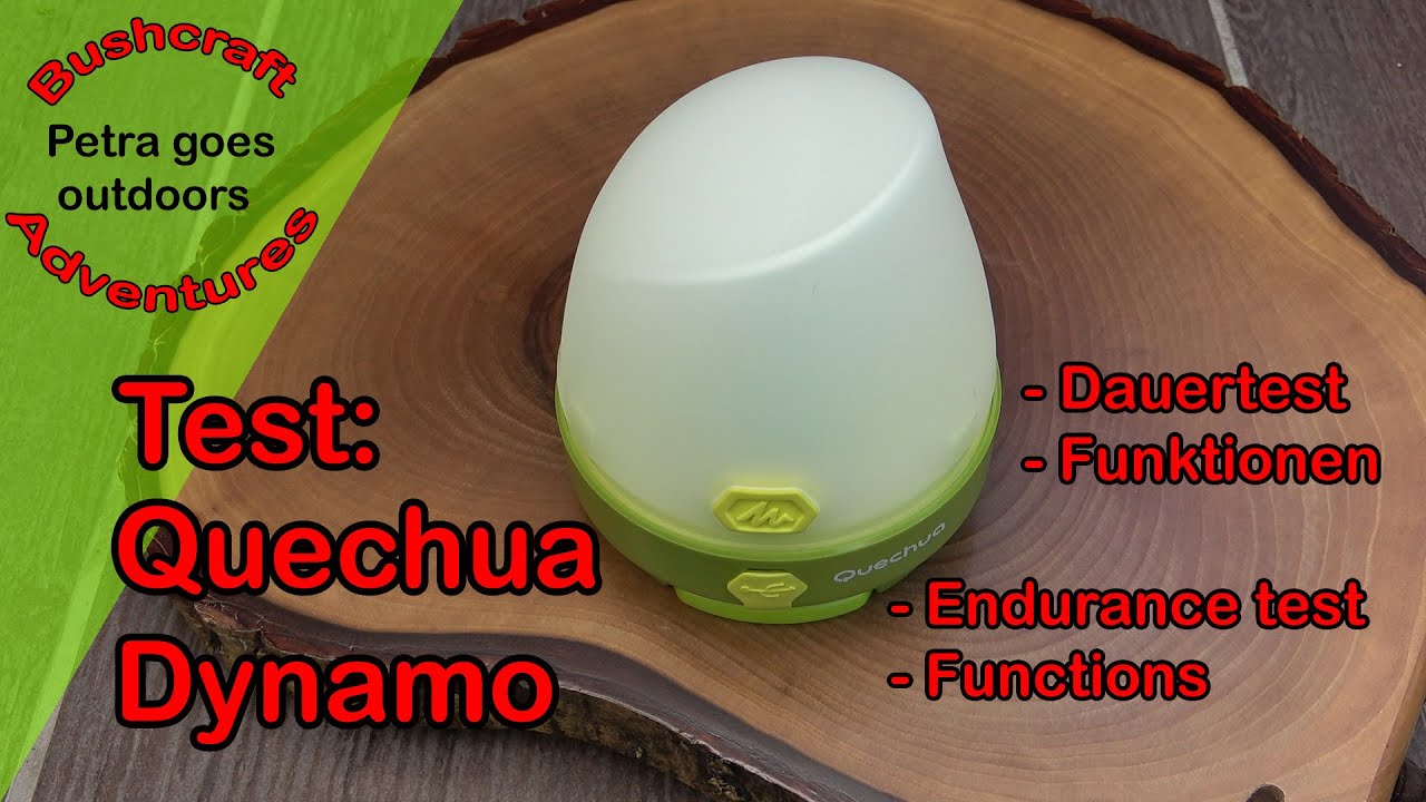 Test: Quechua Dynamo Camping Lampe / Camp light