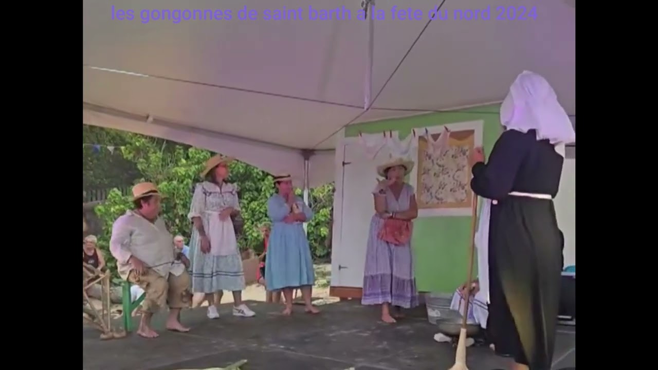 Folklore Saint Barth  - Discussion en Patois