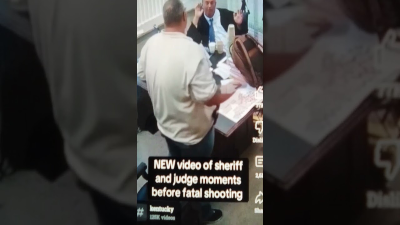 Kentucky Sheriff Shoot long time friend local judge Kevin Mullins in his Chambers
