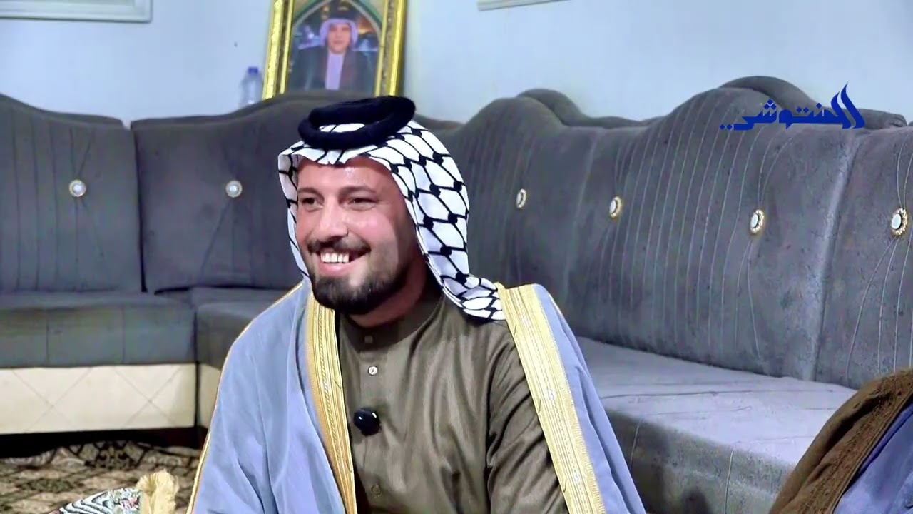 الشيخ ابو انور وابو صادق والشاعر ابو شمس  من بغداد في ضيافة الشيخ رياض الطوال