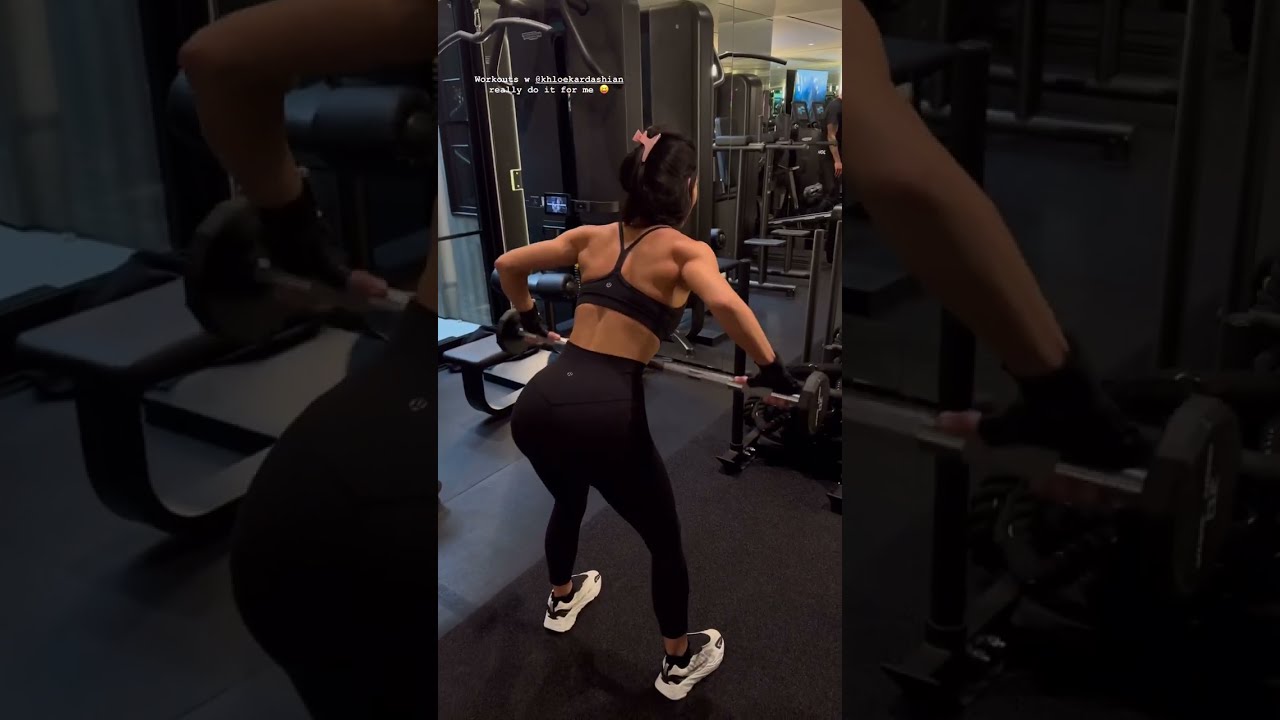 Kim Kardashian shared with fans her workout regimen