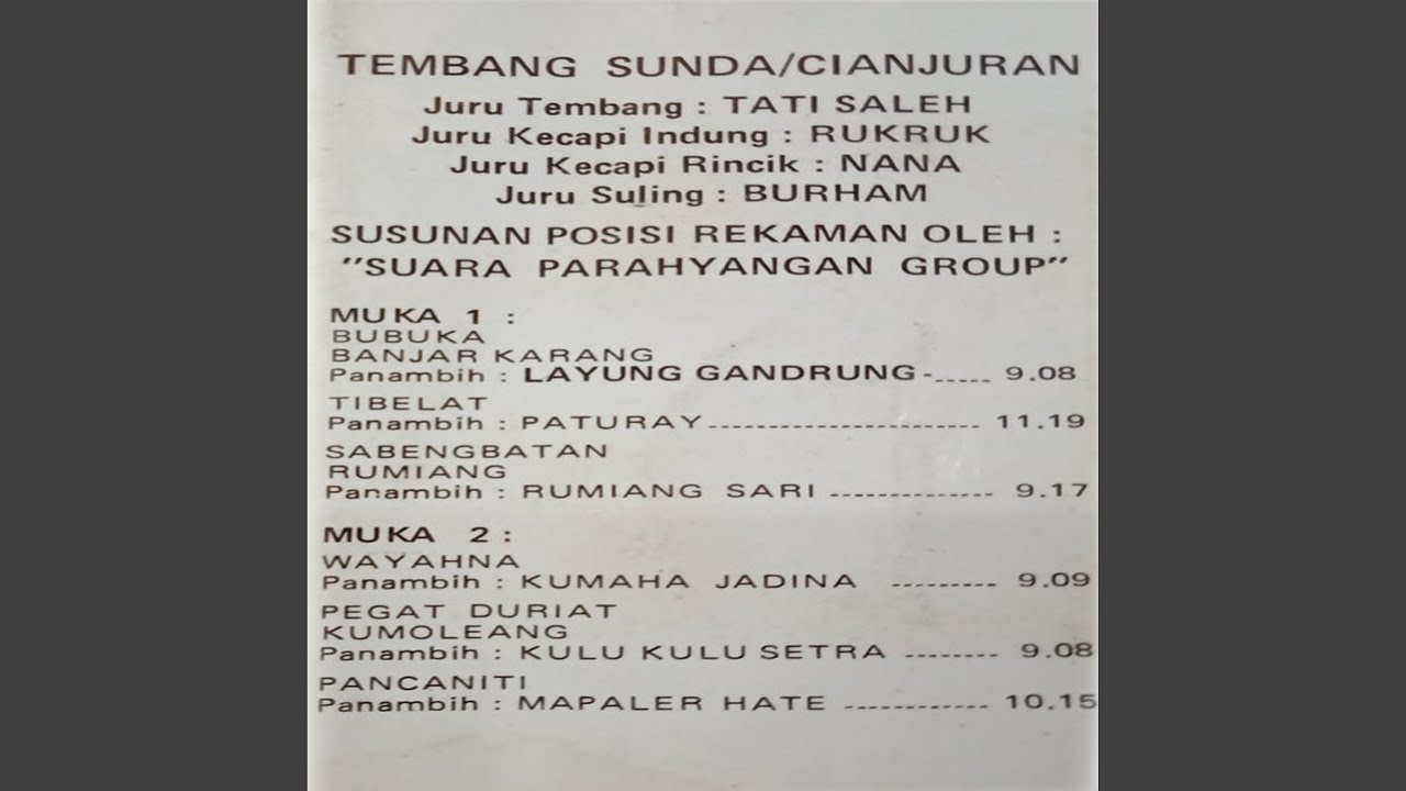 Sabengbatan Rumiang Panambih Rumiang