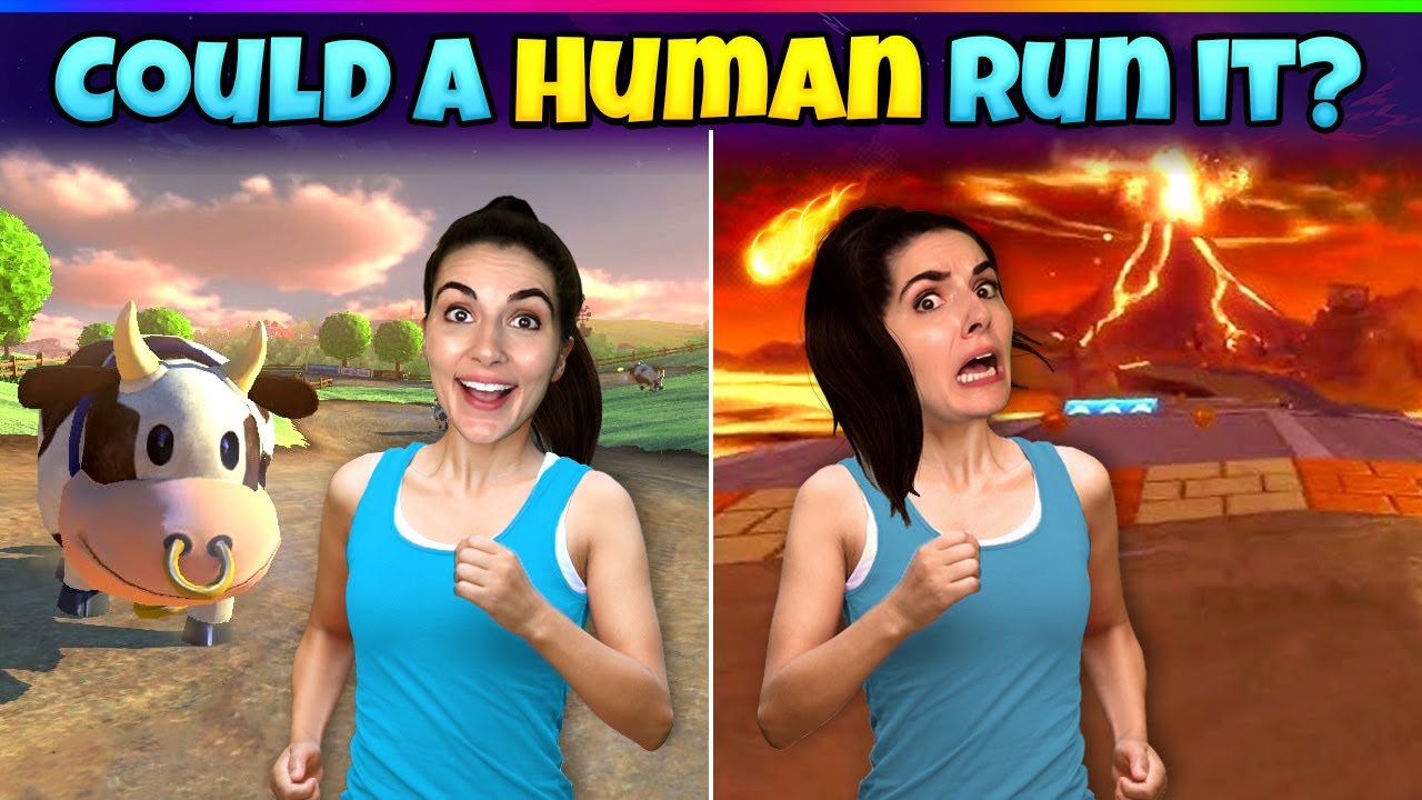 Which Mario Kart 8 Courses Could I, as a Human, Run Through?