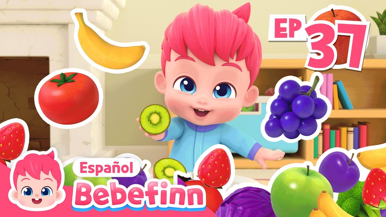 Comidas Coloridas🍎🍋🥝 | EP37 | Canci&oacute;n de los Colores | Canciones Infantiles | Bebefinn en espa&ntilde;ol