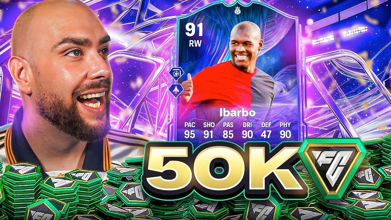 50K FC Points Decides My Team w/ 91 HERO FANTSY FC IBARBO!