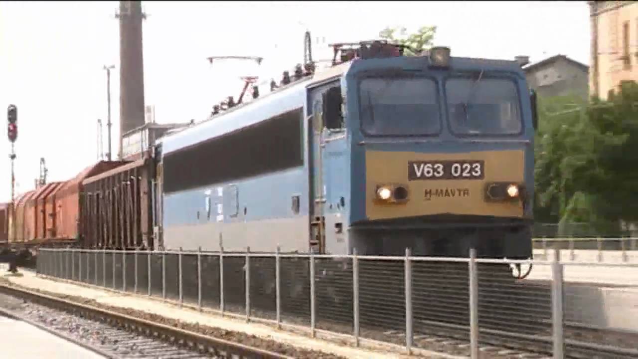 Vonatok Tatabánya és Győr között l Trains in Tatabánya - Győr