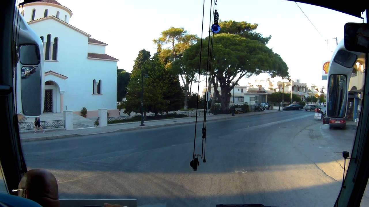Going by bus from Rhodes Airport to Rhodes City