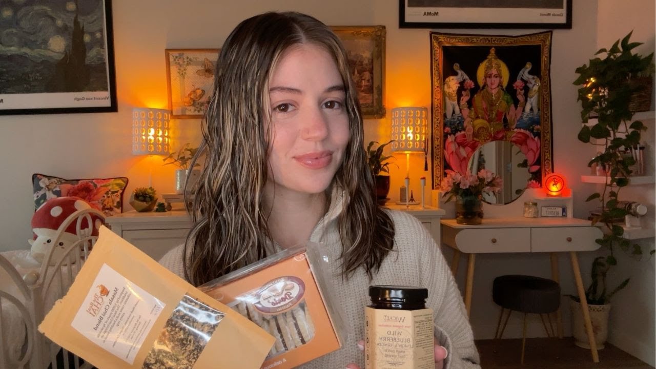 asmr what i got at my local farmers market! ⋆⁺₊❅.  eating sounds & more