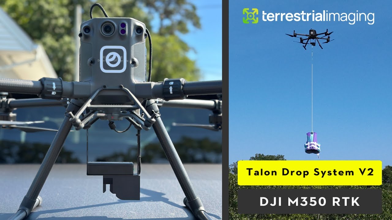 DroMight Talon Drop System: Fully Integrated Drop System For The DJI Matrice 350 RTK