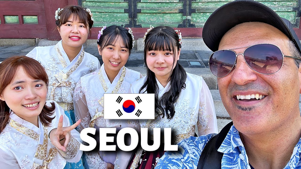 South Korea trip | Day one Seoul tour | 50 cent Korean coffee and DMZ ticket search!