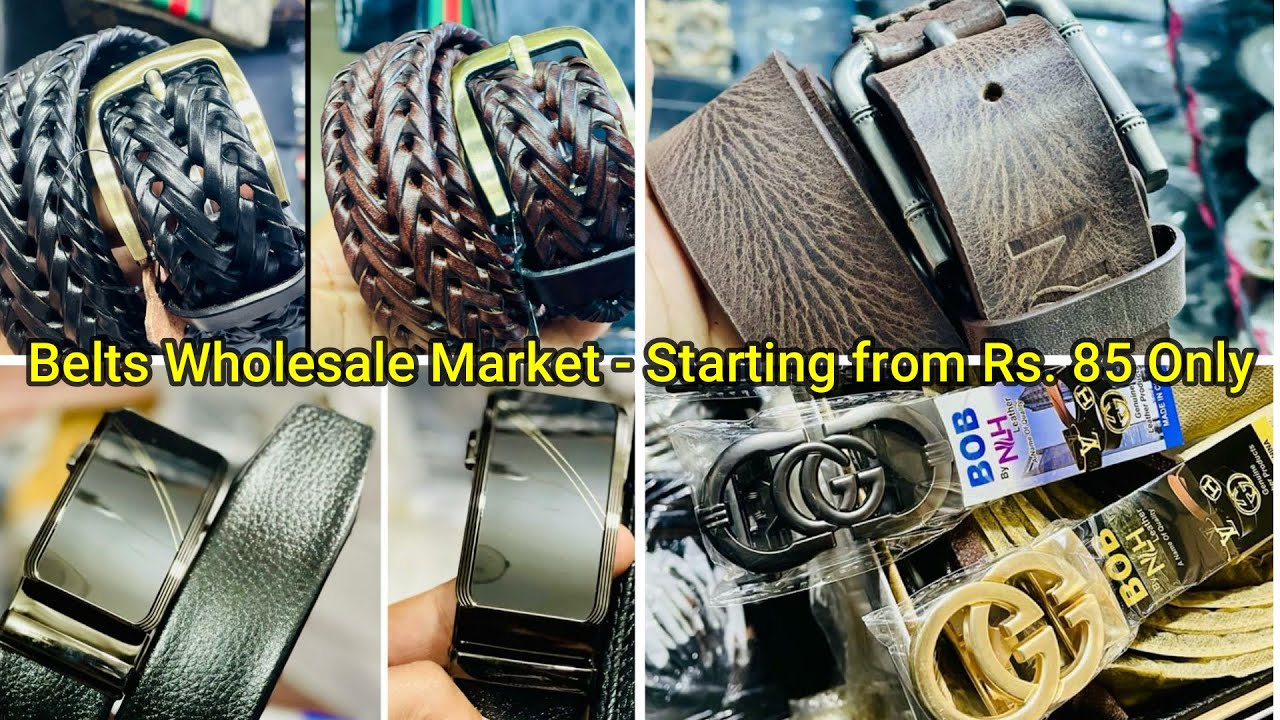 Imported and Pakistani leather Belts Collection Wholesale Market | Belts Variety