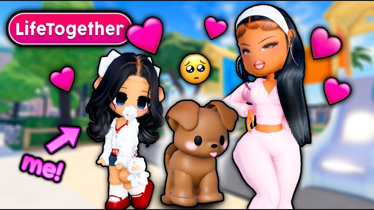 I GOT ADOPTED INTO A RICH FAMILY AND GOT A NEW DOG | LIFETOGETHER RP