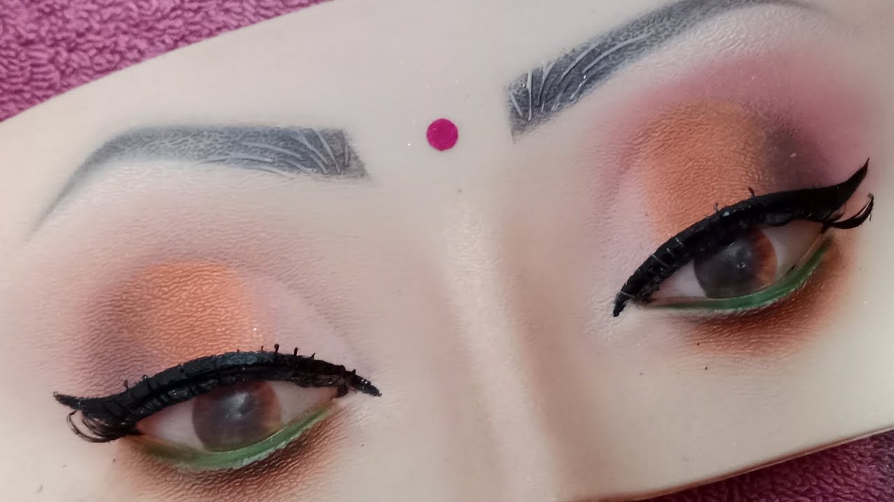 Create this beautiful Royal bridal Eyemakeup ll step by step ll Eyemakeup tutorial ll Makeup ll✨🌸👈