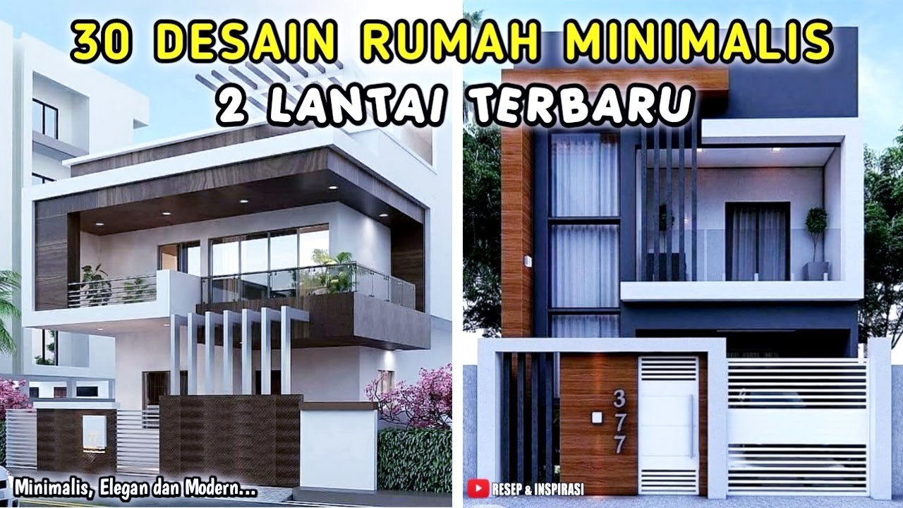 30 DESAIN RUMAH MINIMALIS 2 LANTAI TERBARU | LINK PEMBELIAN PRODUK ADA DI DESKRIPSI