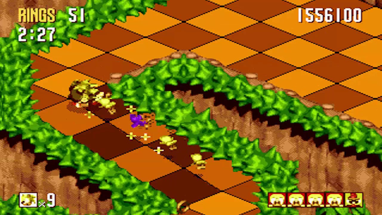 Sonic 3D Blast DX Director's Cut: Part 15: Green Grove Zone as Super Sonic