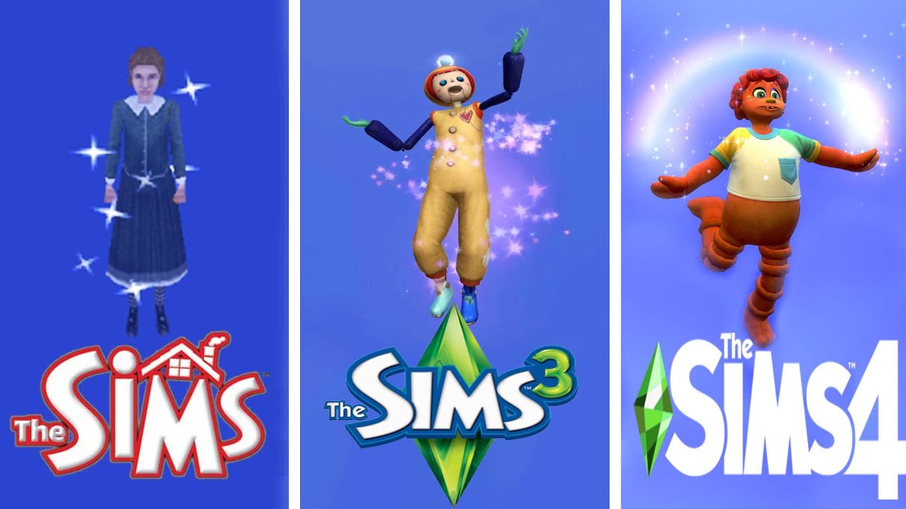 Imaginary Friend : Sims 1 vs Sims 3 vs Sims 4