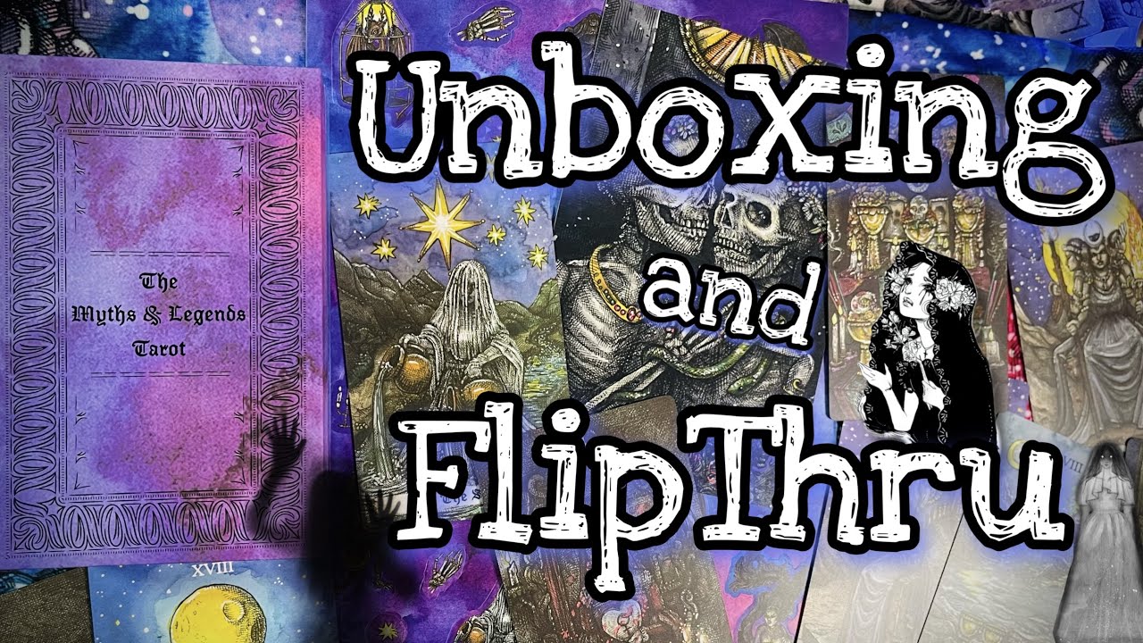 👻Myths & Legends Tarot UNBOXING🏰 | Deck Flipthru & Review