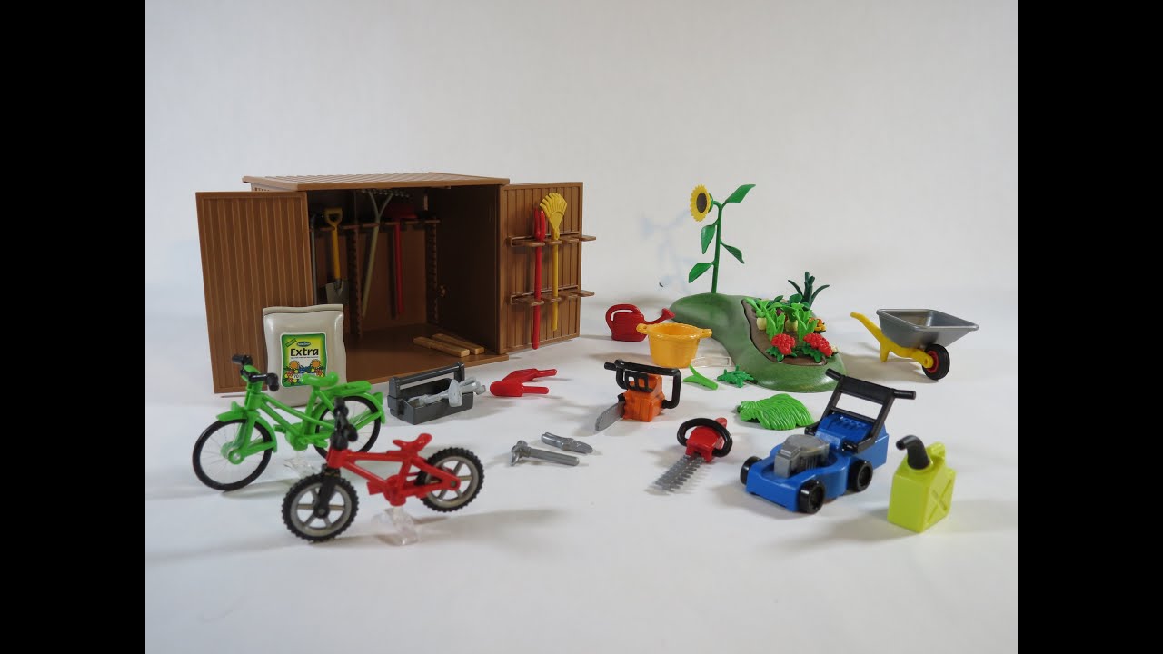 Playmobil set # 6558 Tool Shed with Garden (Playmobil Plus) review