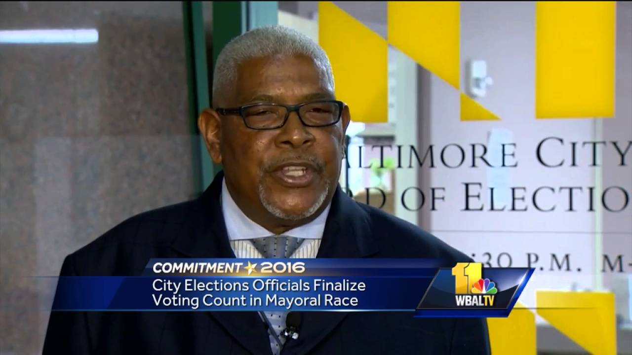 Unofficial vote count tallied in Baltimore mayor's race