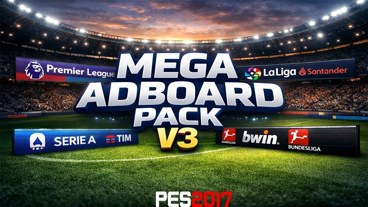 MEGA ADBOARD PACK V3 - PES 2017 PC