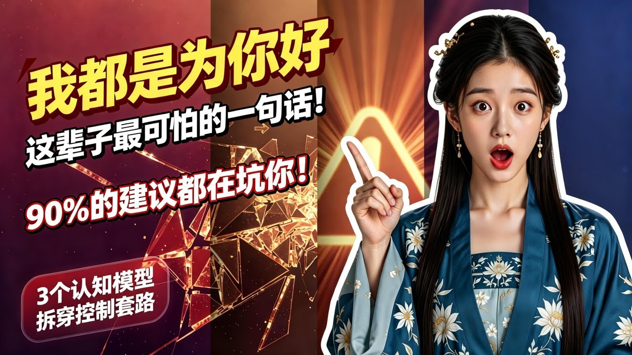 为什么“为你好”的建议，几乎都会害你？