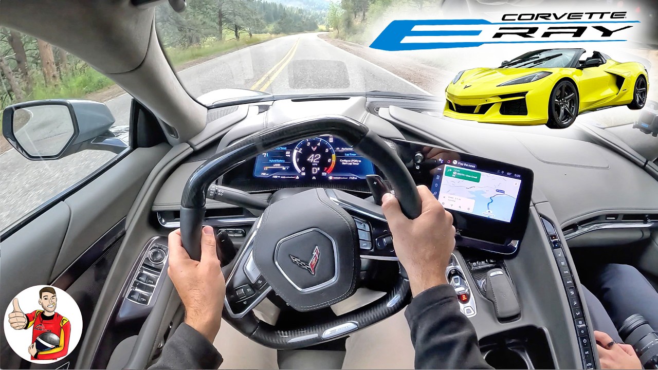 The Chevy Corvette E-Ray is a 4-Season Supercar (POV First Drive)