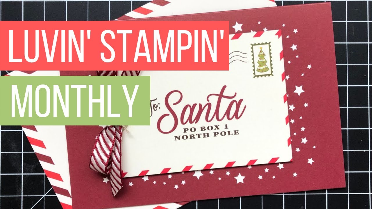 Sneak Peek: Luvin' Stampin' Monthly Simple Santa Card