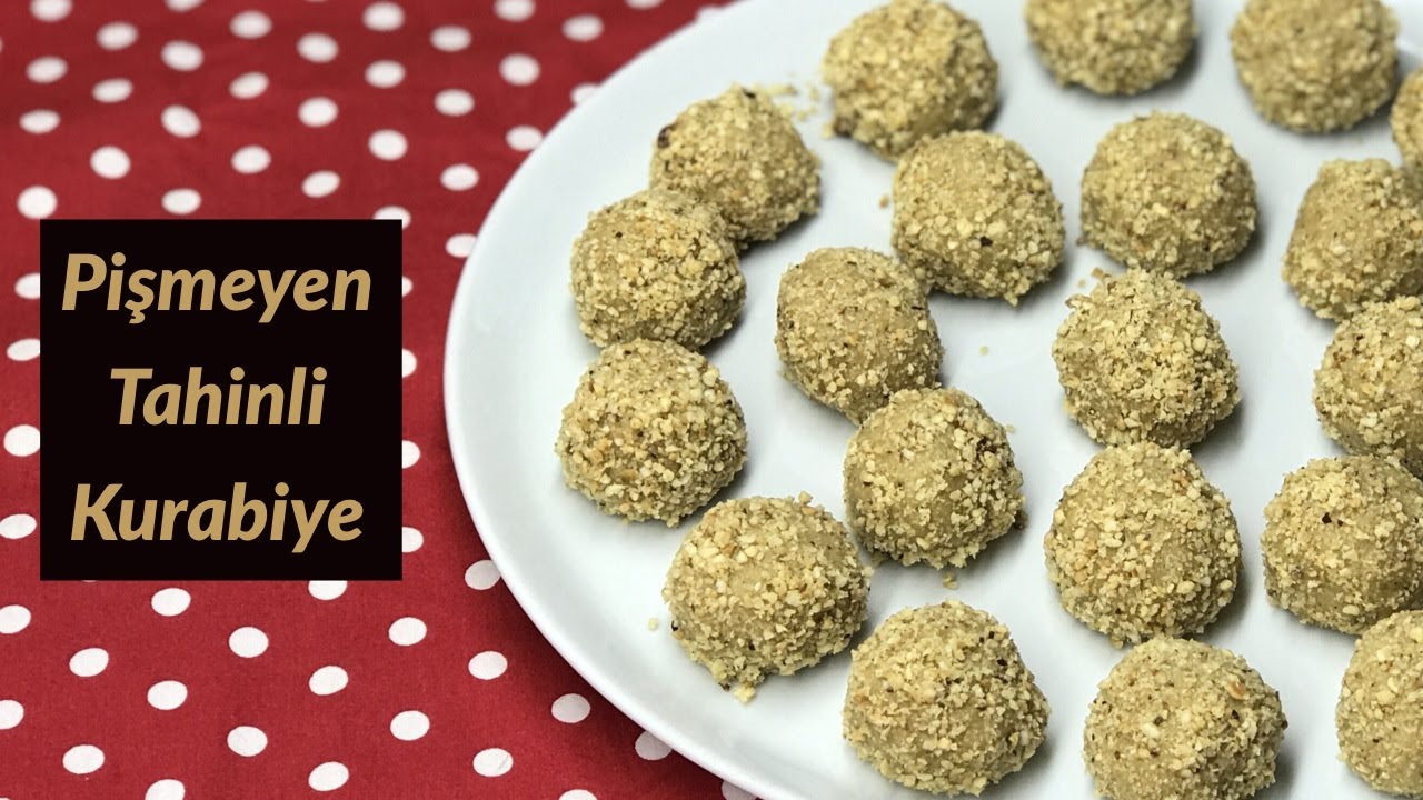 Çayınız olana kadar yapabileceğiniz - Pişmeyen Tahinli Kurabiye - Naciye Kesici - Yemek Tarifleri