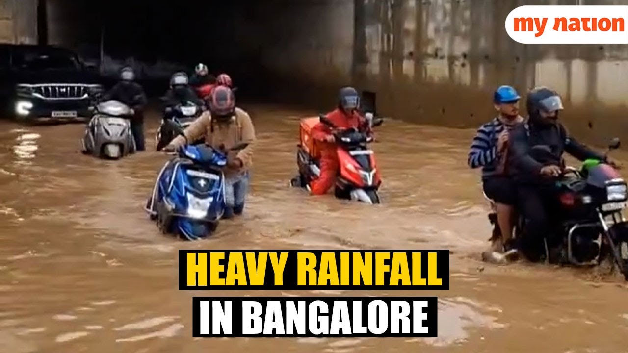 Bengaluru Rains: Heavy Rain Submerges Roads, Causes Massive Traffic Jam, Schools Shut