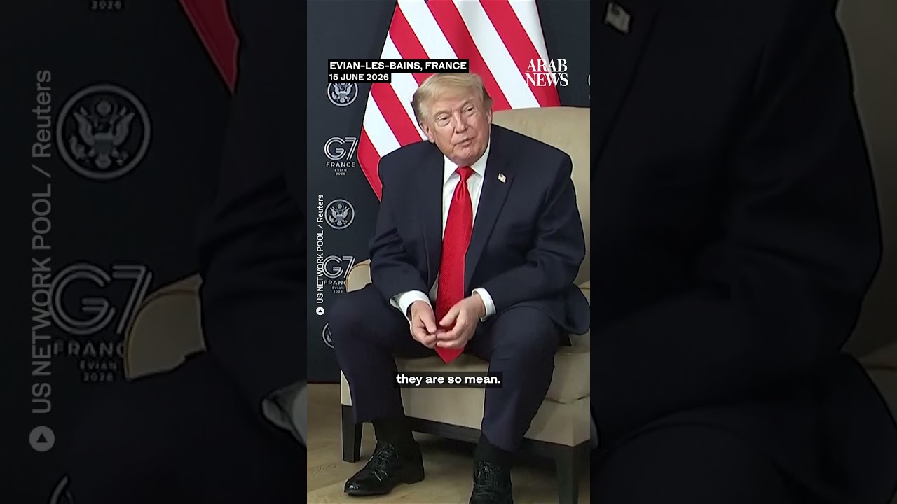 Трамп шутит с президентом ОАЭ Мухаммедом ибн Заидом на саммите G7