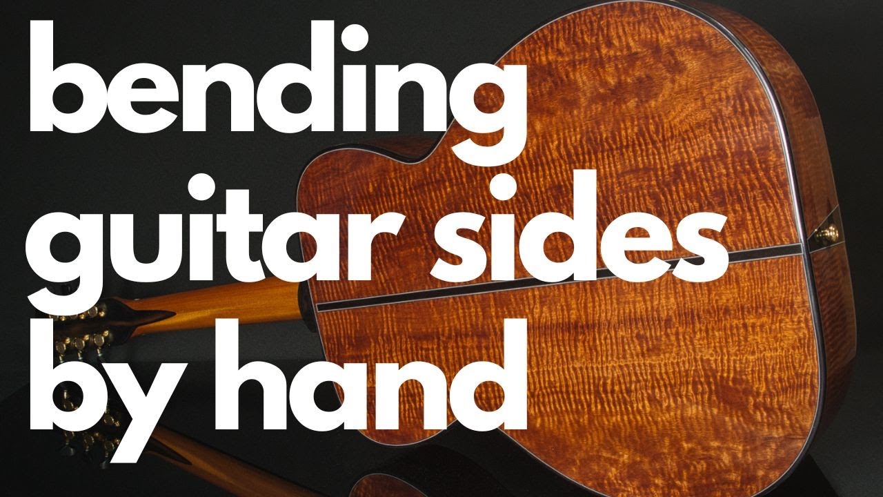 How to make a guitar - bending guitar sides by hand