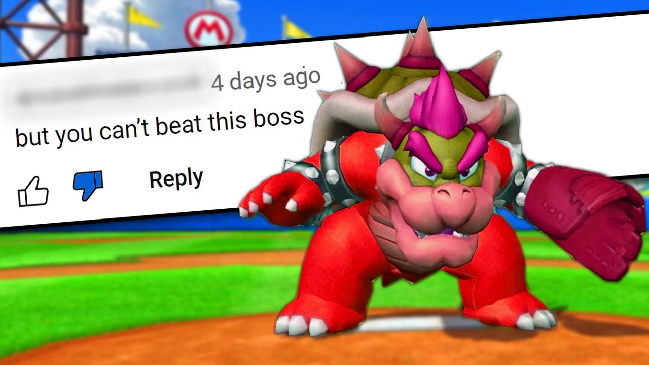 Some guy thought I couldn't beat this boss...
