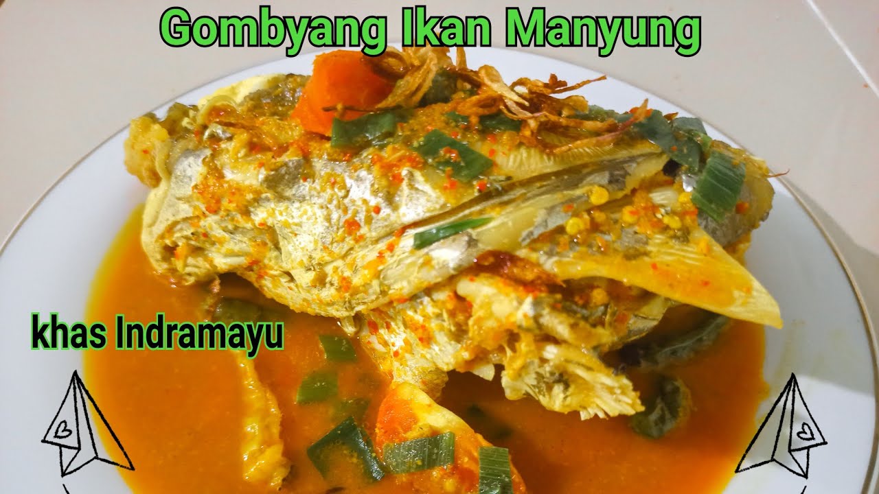 Gombyang kepala ikan manyung wenak banget pollll... habislah nasi dengan lauk ini😄😄😄