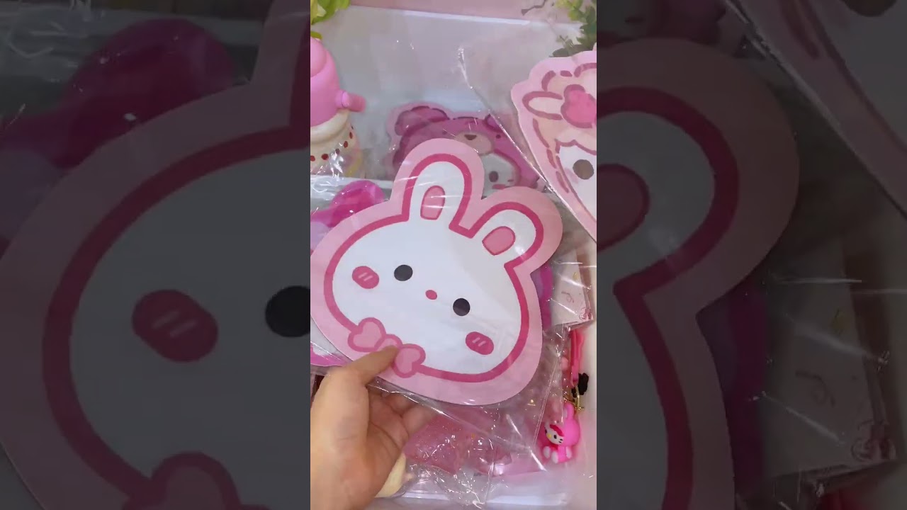 All pink!! All pink!!!🌸🌸 #asmr #usa #mysteryscoop #luckyscoop #diy #fypシ #gift #cute #bts 
