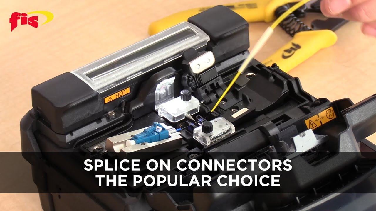 Splice On Connectors are the Best Choice for Terminating Fiber Optic Cable in the Field