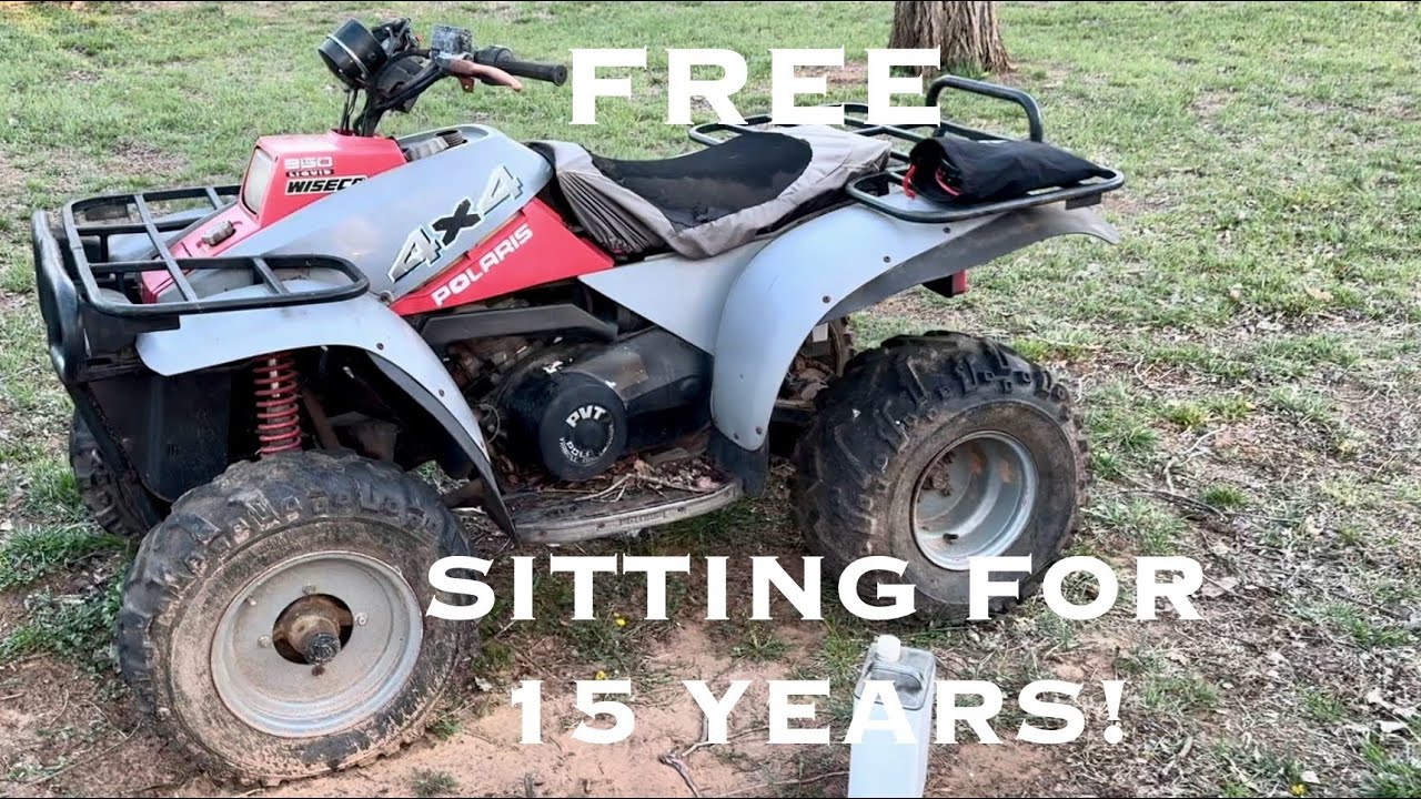 I Got This Polaris Trail Boss 350 For FREE! Sat Abandoned For 15 Years, WILL IT START?