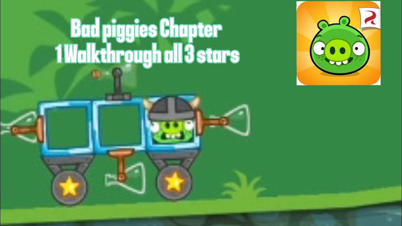 Bad piggies: Ground-Hog Day Chapter 1 FULL Walkthrough 3 Stars