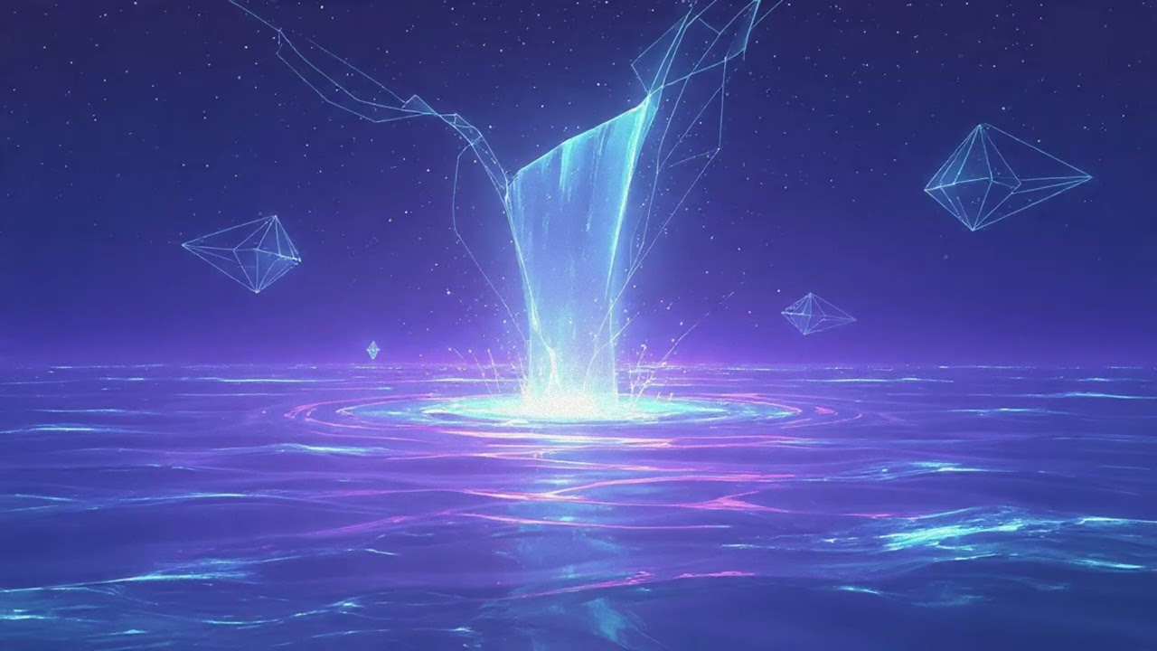 Aquarius Digital Waterfall