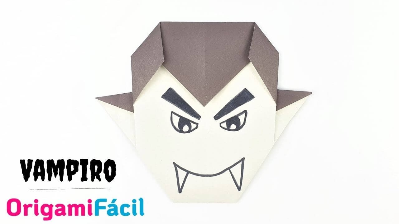 🧛‍♂ Cómo hacer un vampiro de papel FÁCIL para Halloween