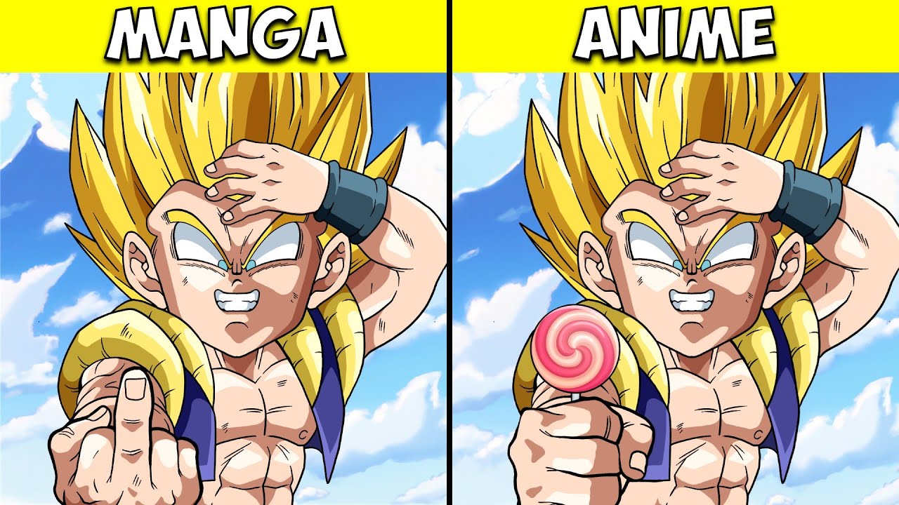 The Absurd Changes Between The Dragon Ball Anime And Manga (Anime vs Manga Differences)